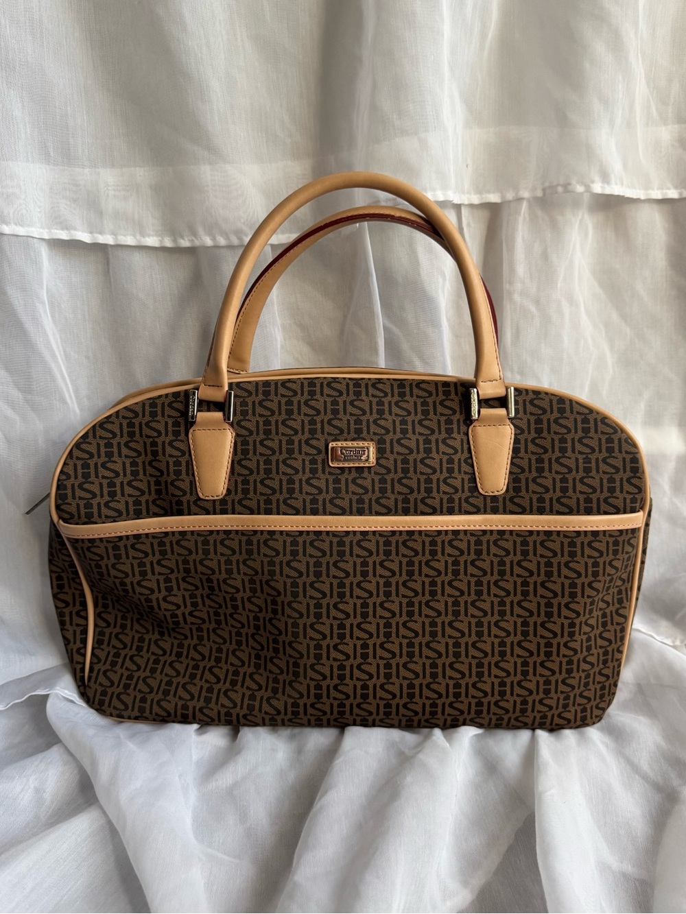 Cordan Leather Monogram Travel Bag
